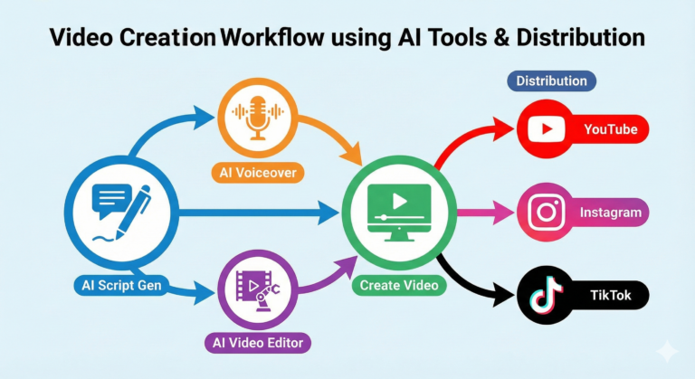 Video Creation Workflow using ai tools